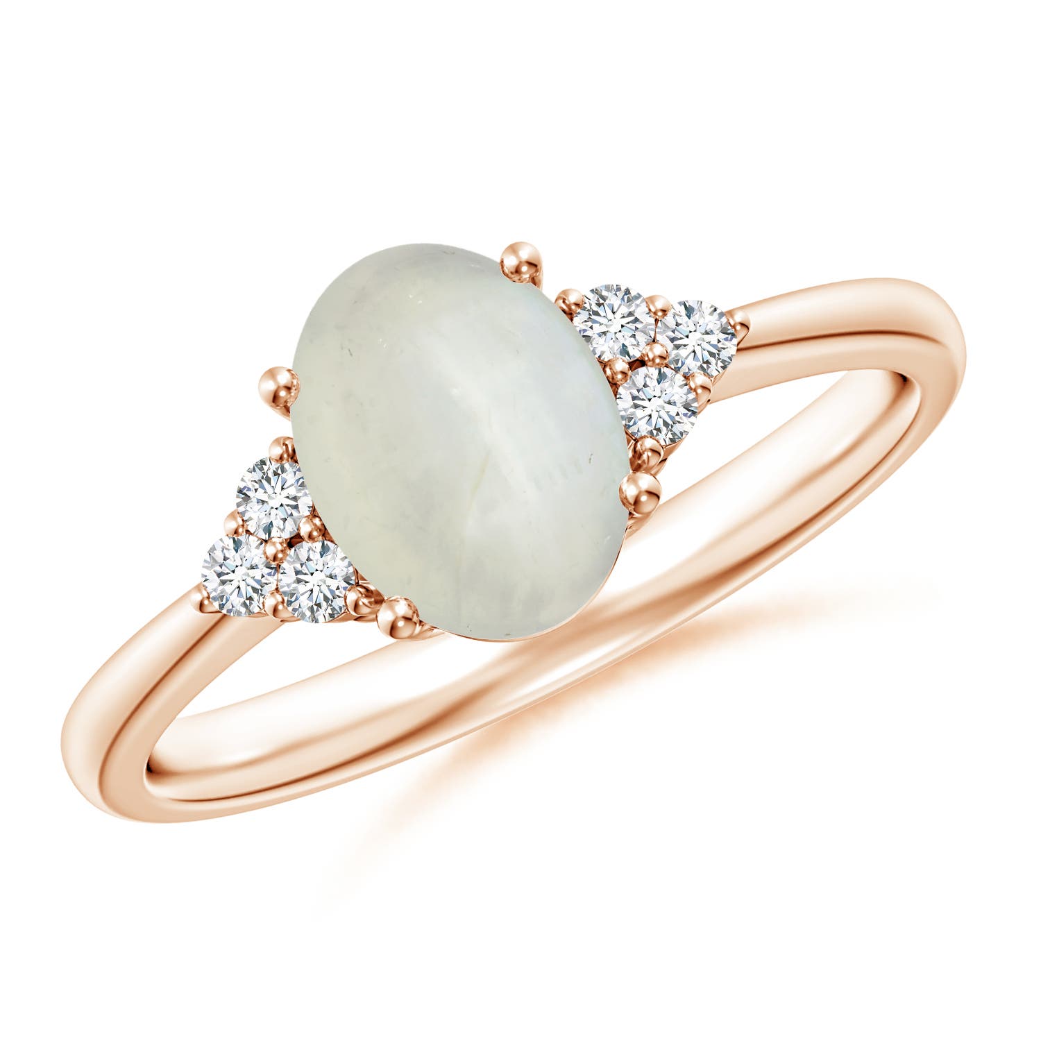 AA - Moonstone / 1.21 CT / 14 KT Rose Gold