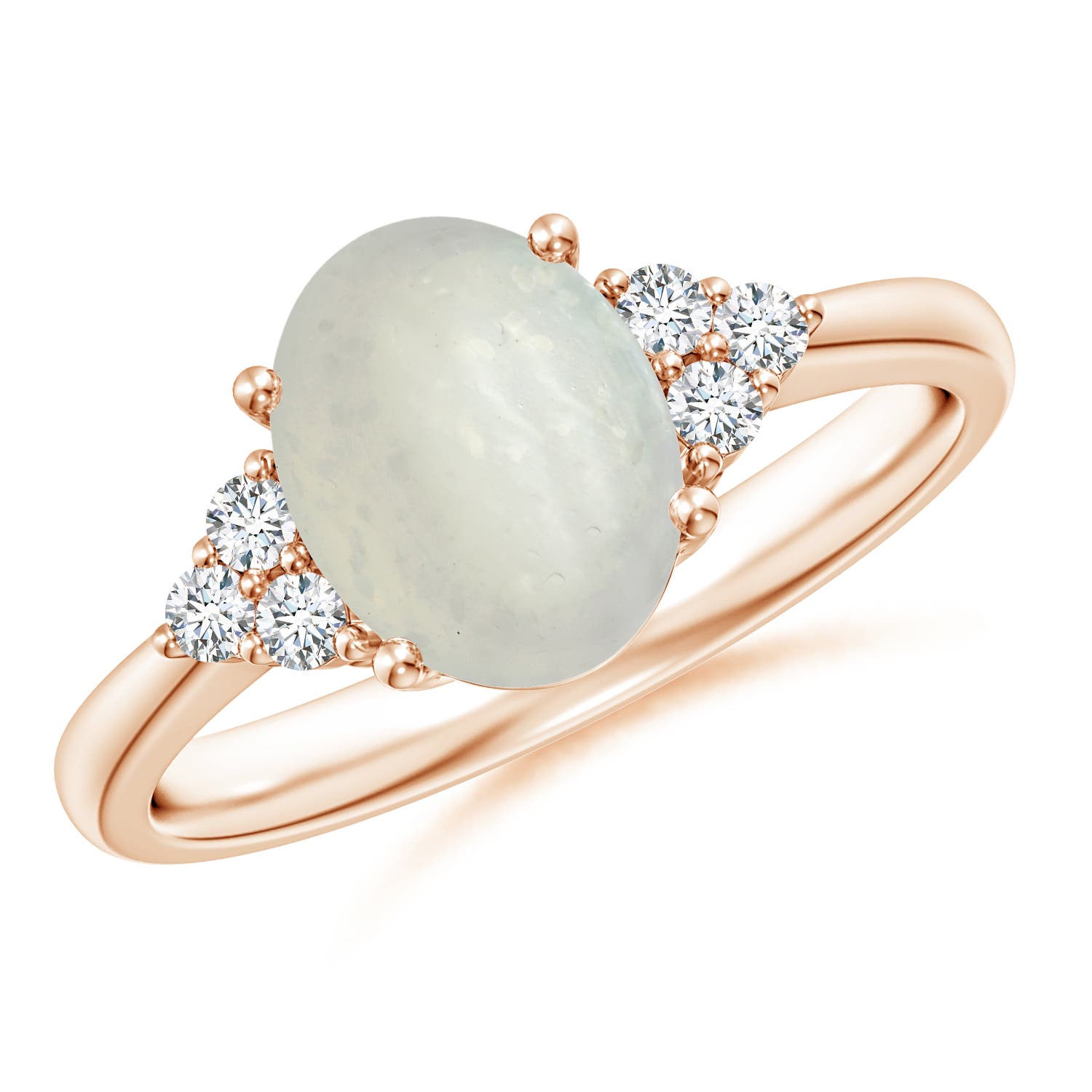 A - Moonstone / 1.83 CT / 14 KT Rose Gold