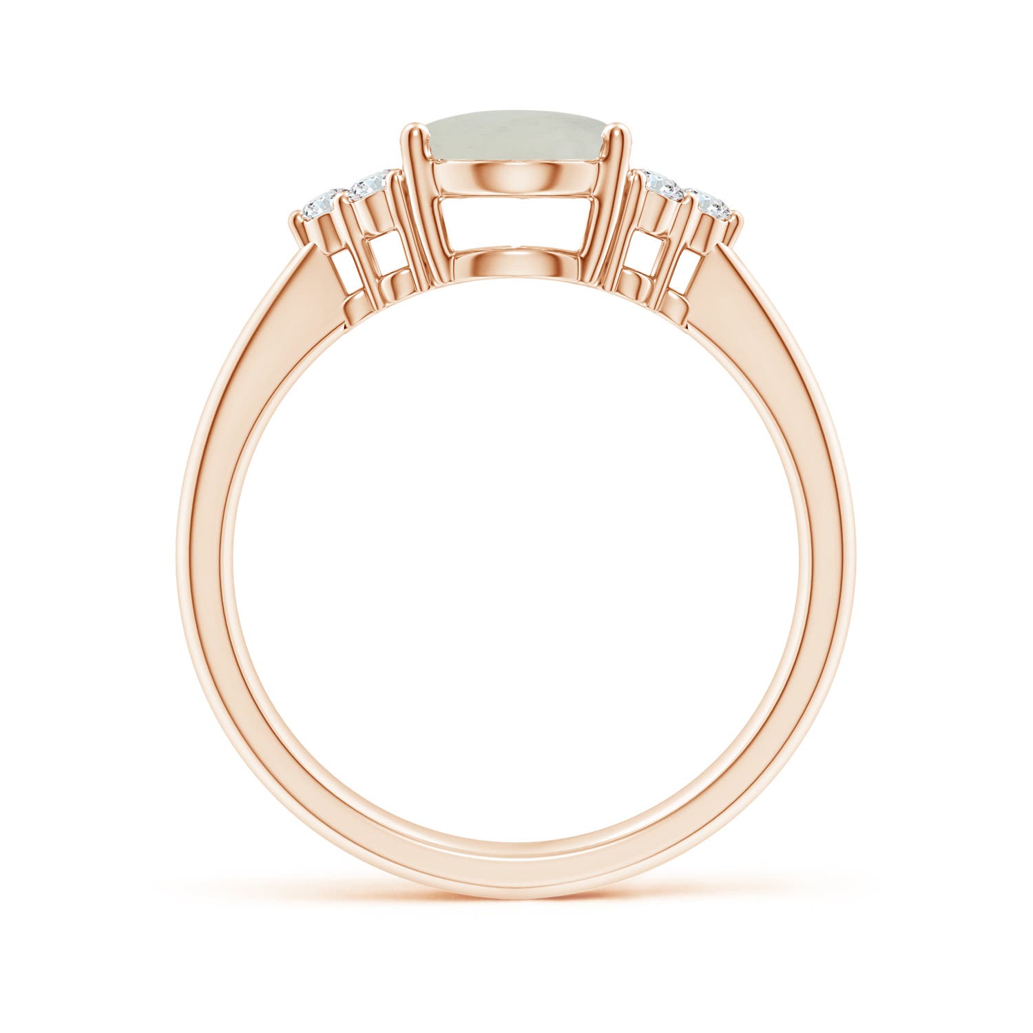 A - Moonstone / 1.83 CT / 14 KT Rose Gold