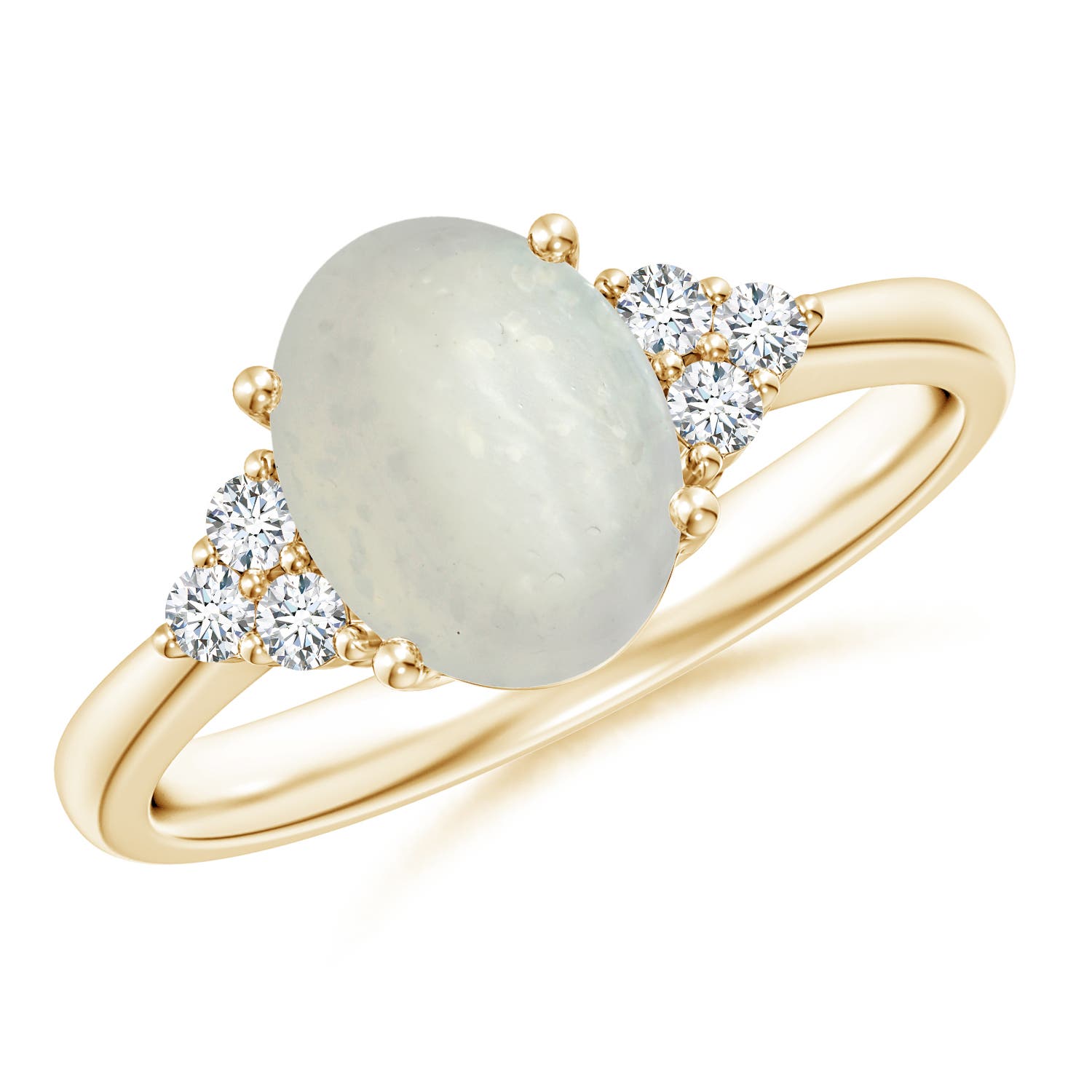 A - Moonstone / 1.83 CT / 14 KT Yellow Gold