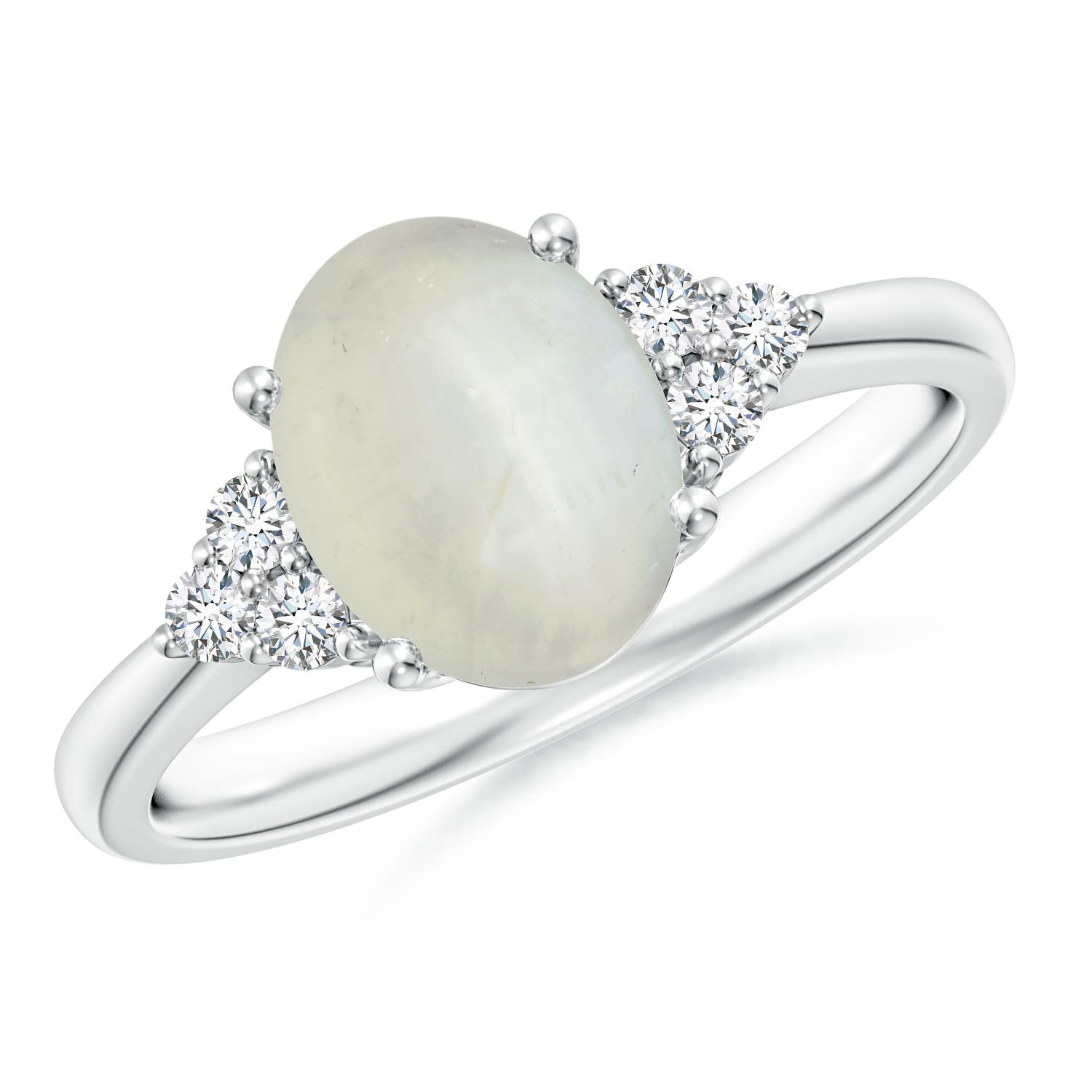 AA - Moonstone / 1.83 CT / 14 KT White Gold