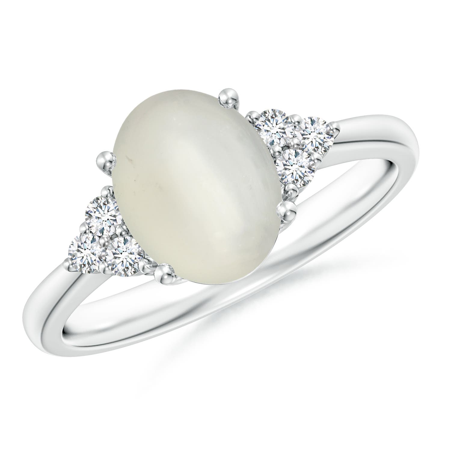 AAA - Moonstone / 1.83 CT / 14 KT White Gold