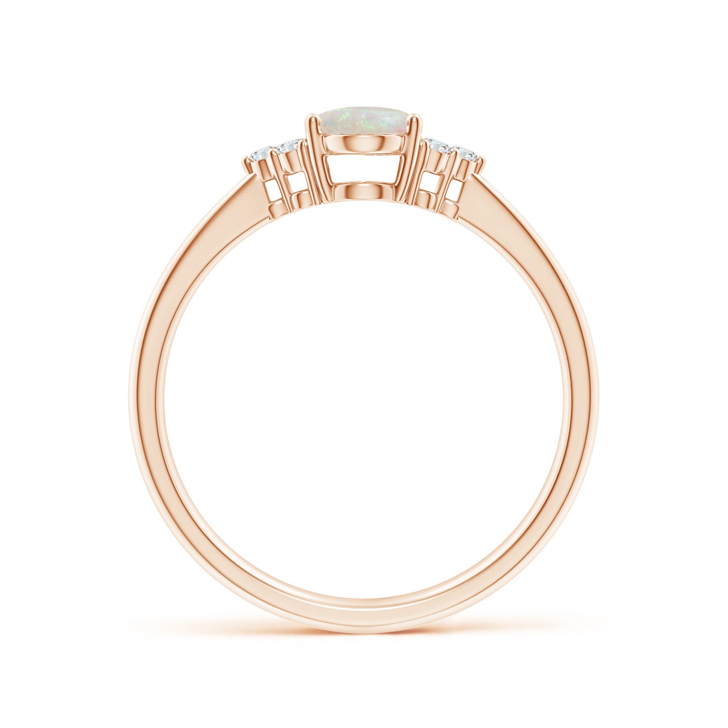 AA - Opal / 0.53 CT / 14 KT Rose Gold