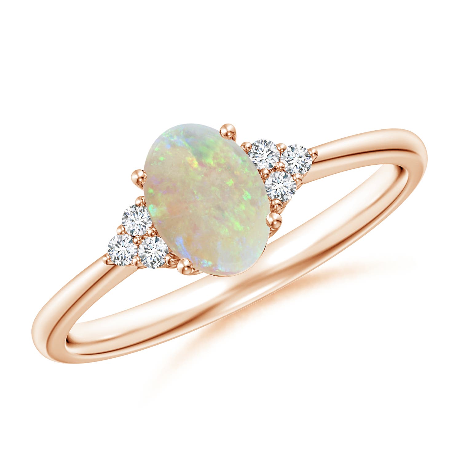 AAA - Opal / 0.53 CT / 14 KT Rose Gold