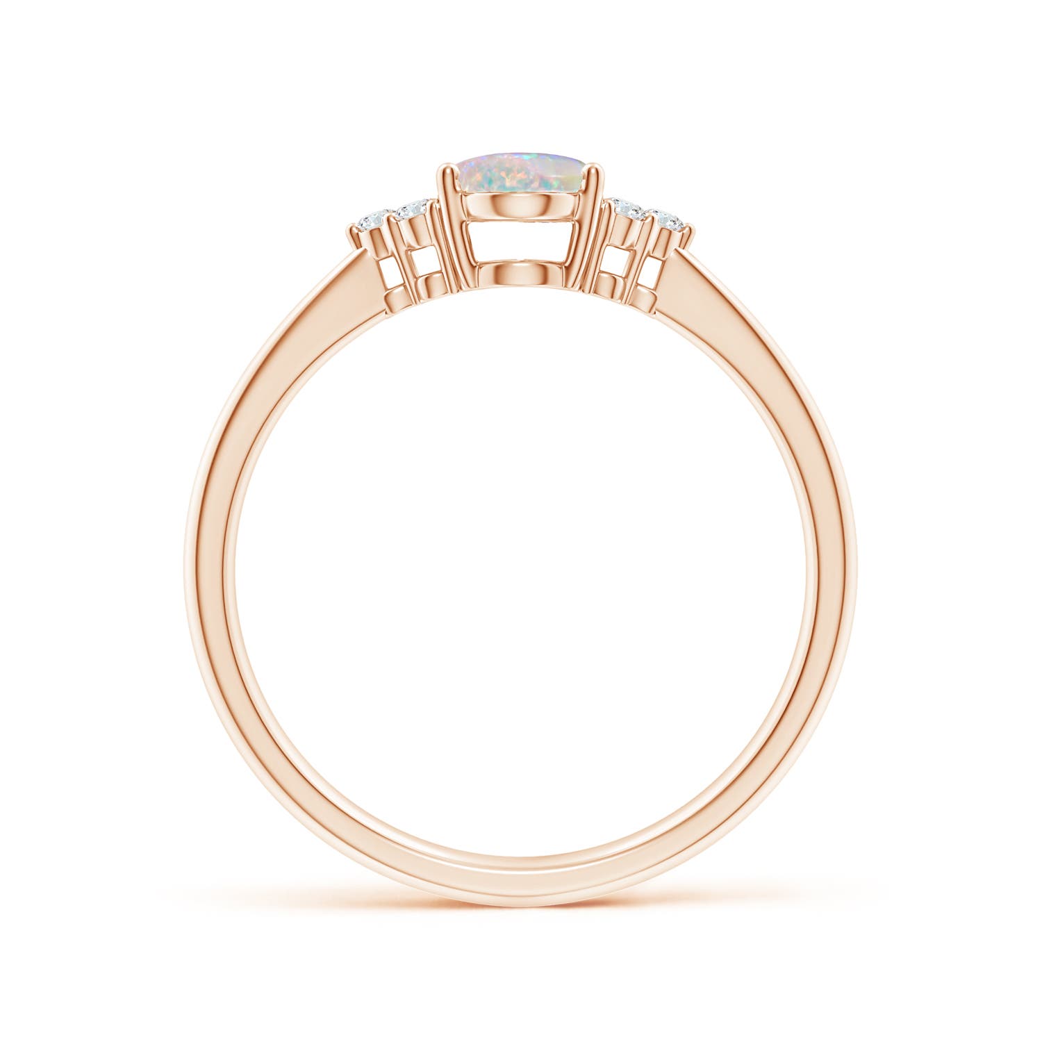 AAAA - Opal / 0.53 CT / 14 KT Rose Gold