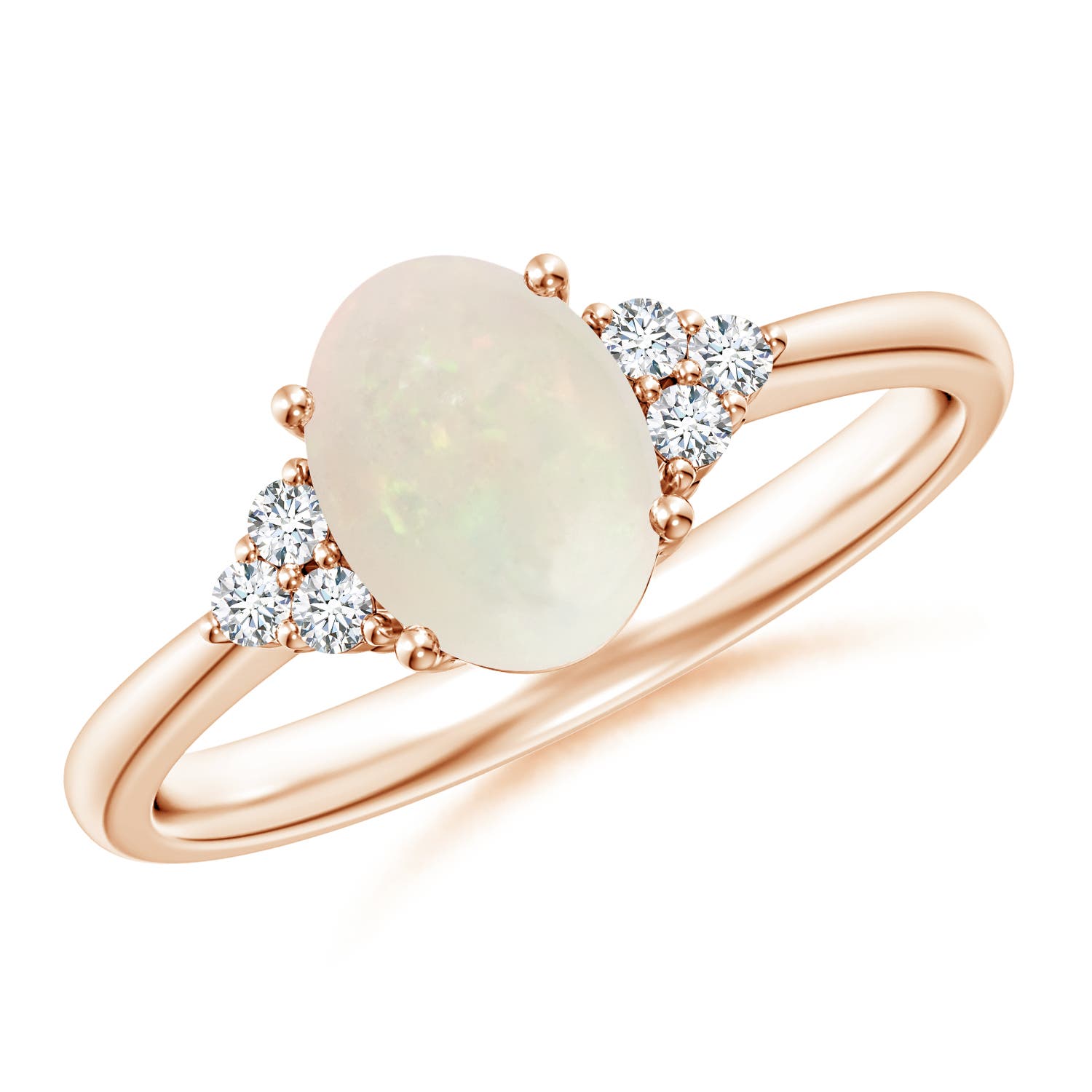 A - Opal / 0.91 CT / 14 KT Rose Gold