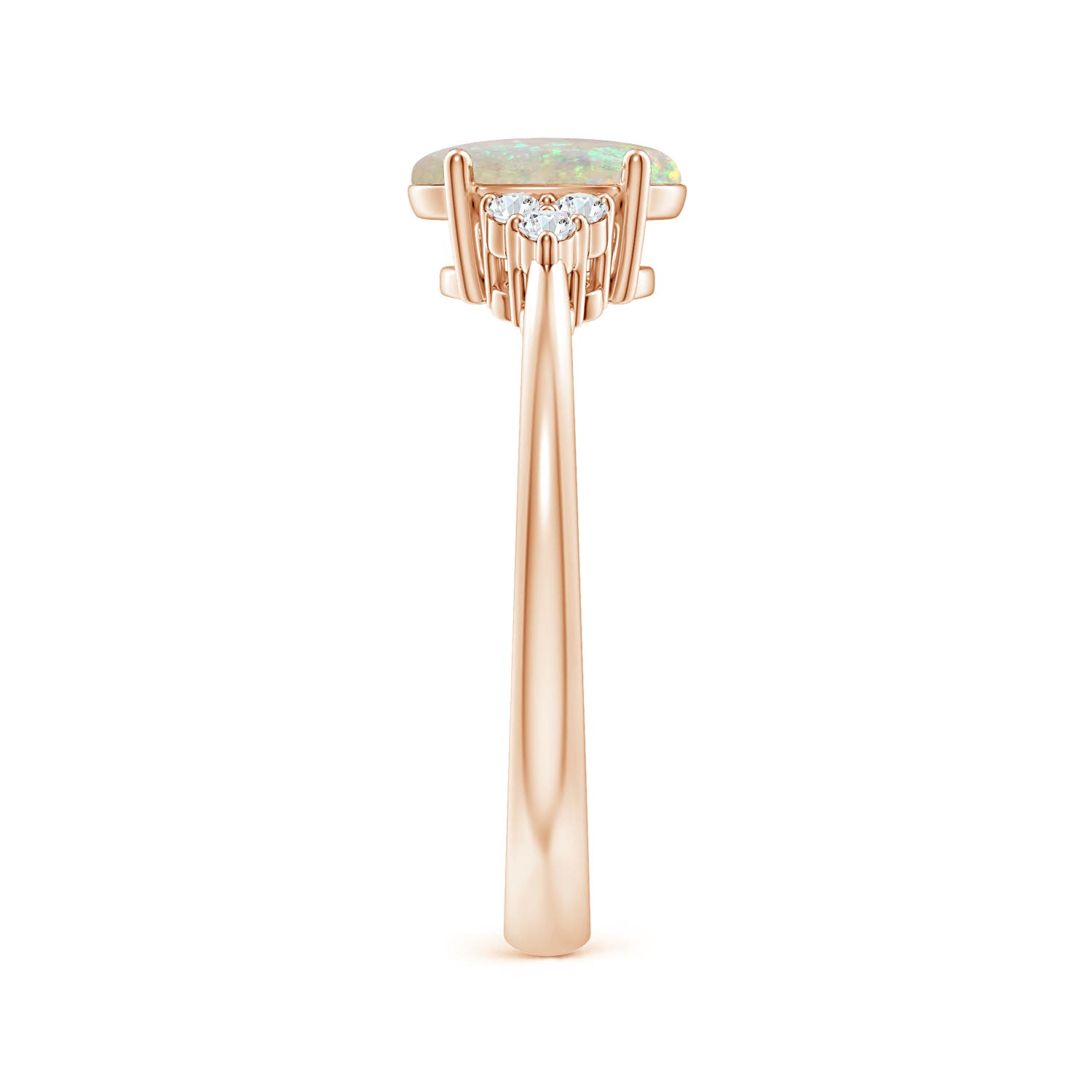 AAA - Opal / 0.91 CT / 14 KT Rose Gold