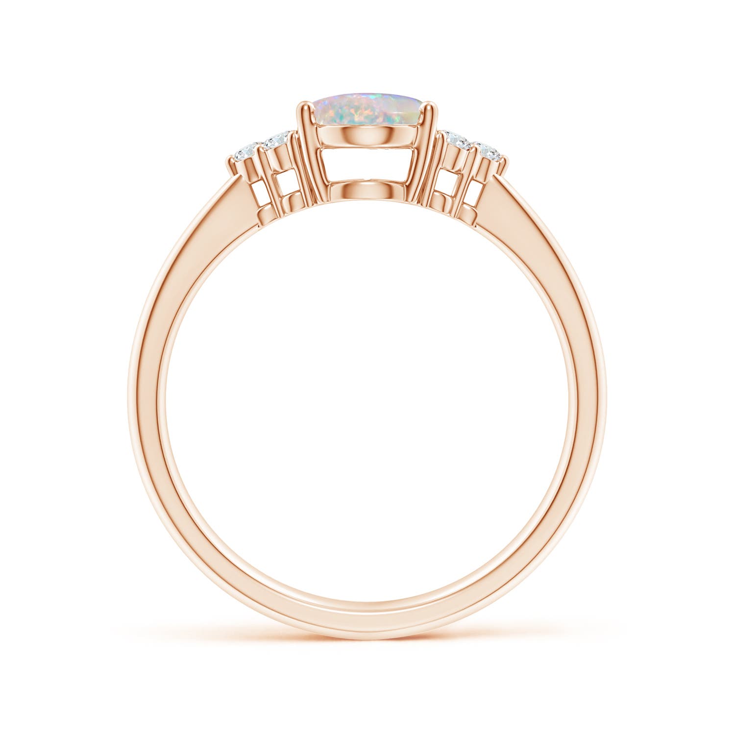 AAAA - Opal / 0.91 CT / 14 KT Rose Gold