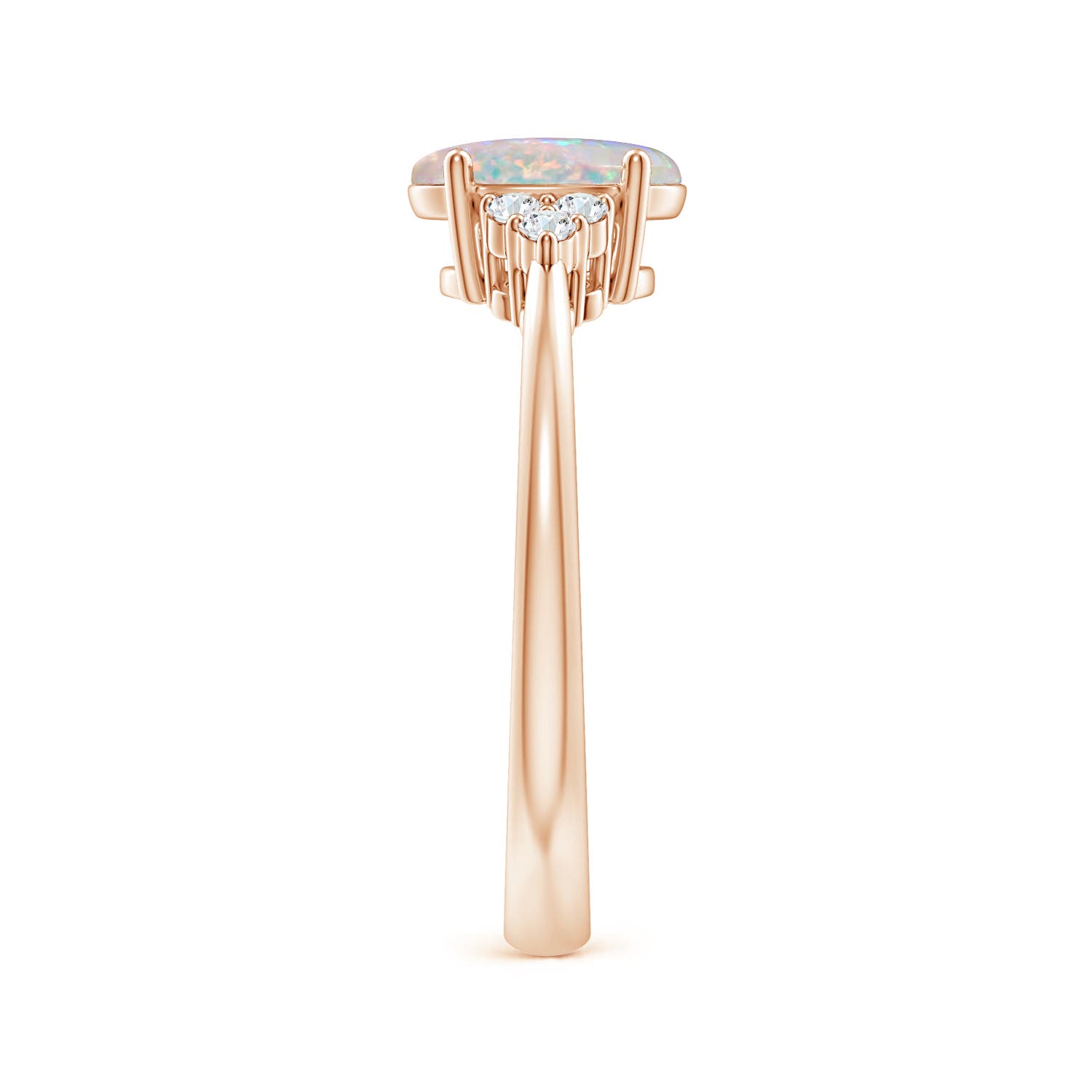 AAAA - Opal / 0.91 CT / 14 KT Rose Gold