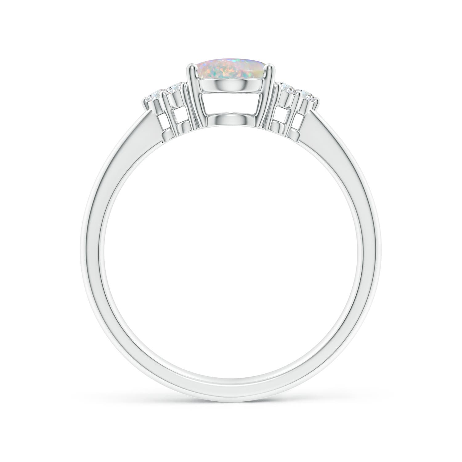 AAAA - Opal / 0.91 CT / 14 KT White Gold