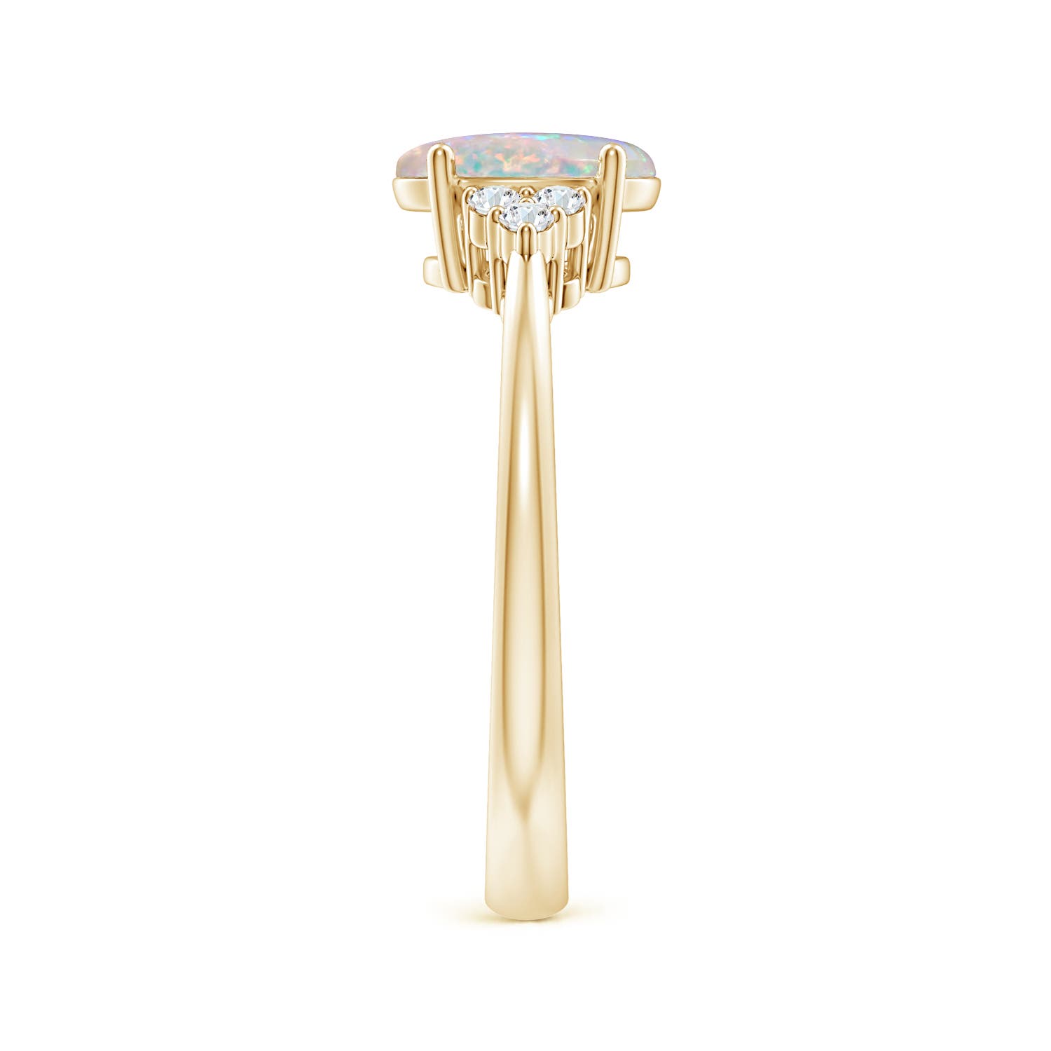 AAAA - Opal / 0.91 CT / 14 KT Yellow Gold