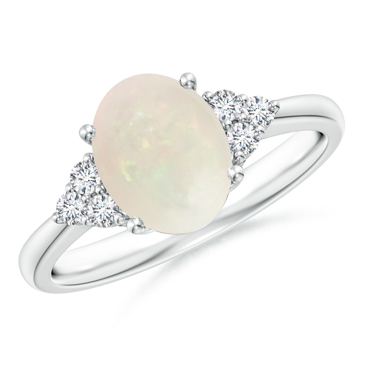 A - Opal / 1.23 CT / 14 KT White Gold