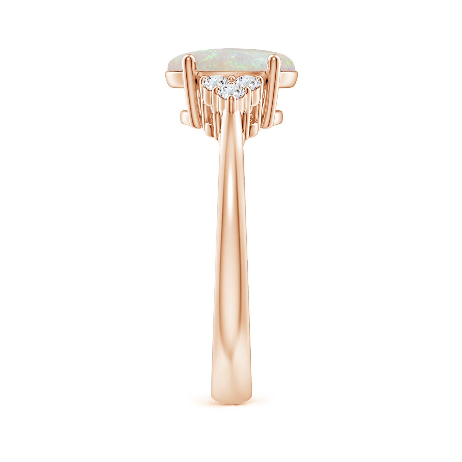 AA - Opal / 1.23 CT / 14 KT Rose Gold