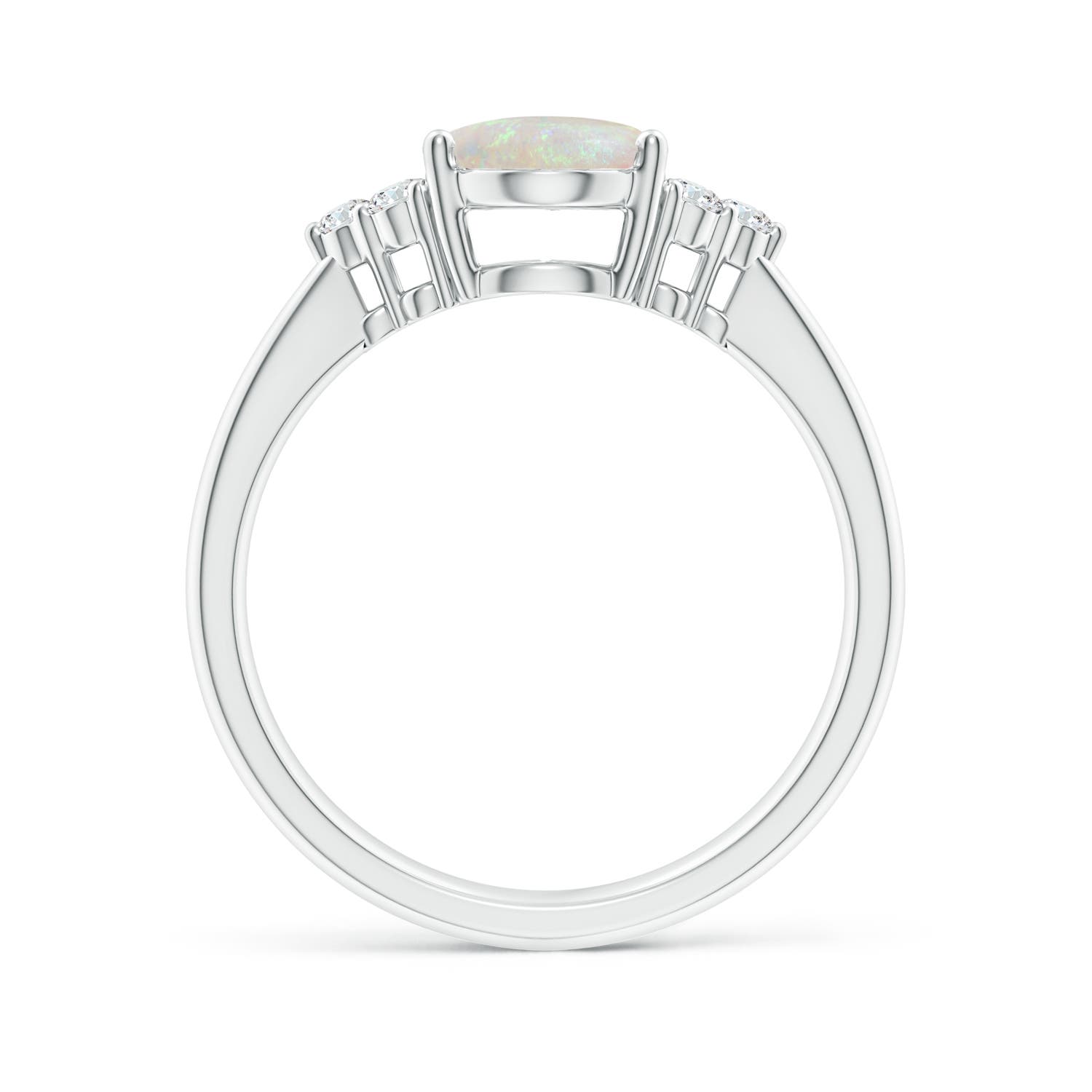 AA - Opal / 1.23 CT / 14 KT White Gold