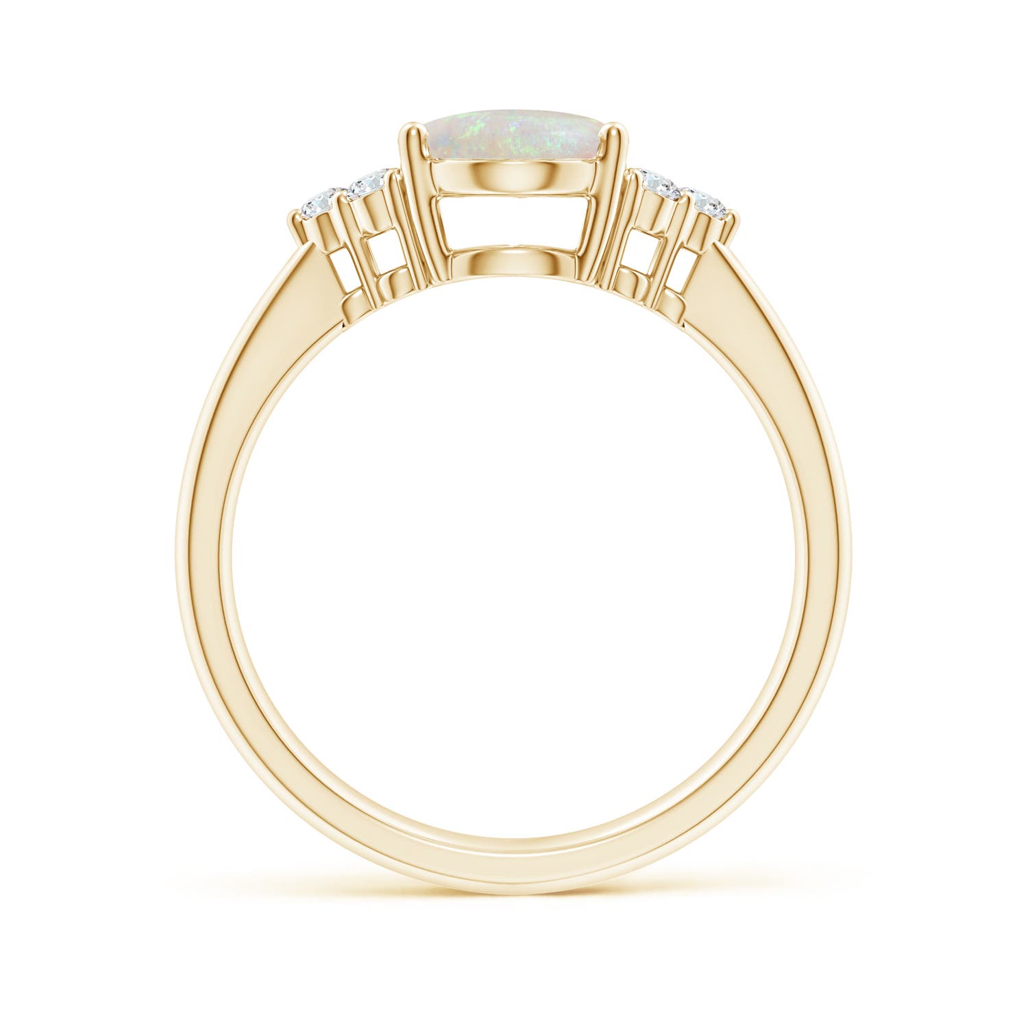 AA - Opal / 1.23 CT / 14 KT Yellow Gold