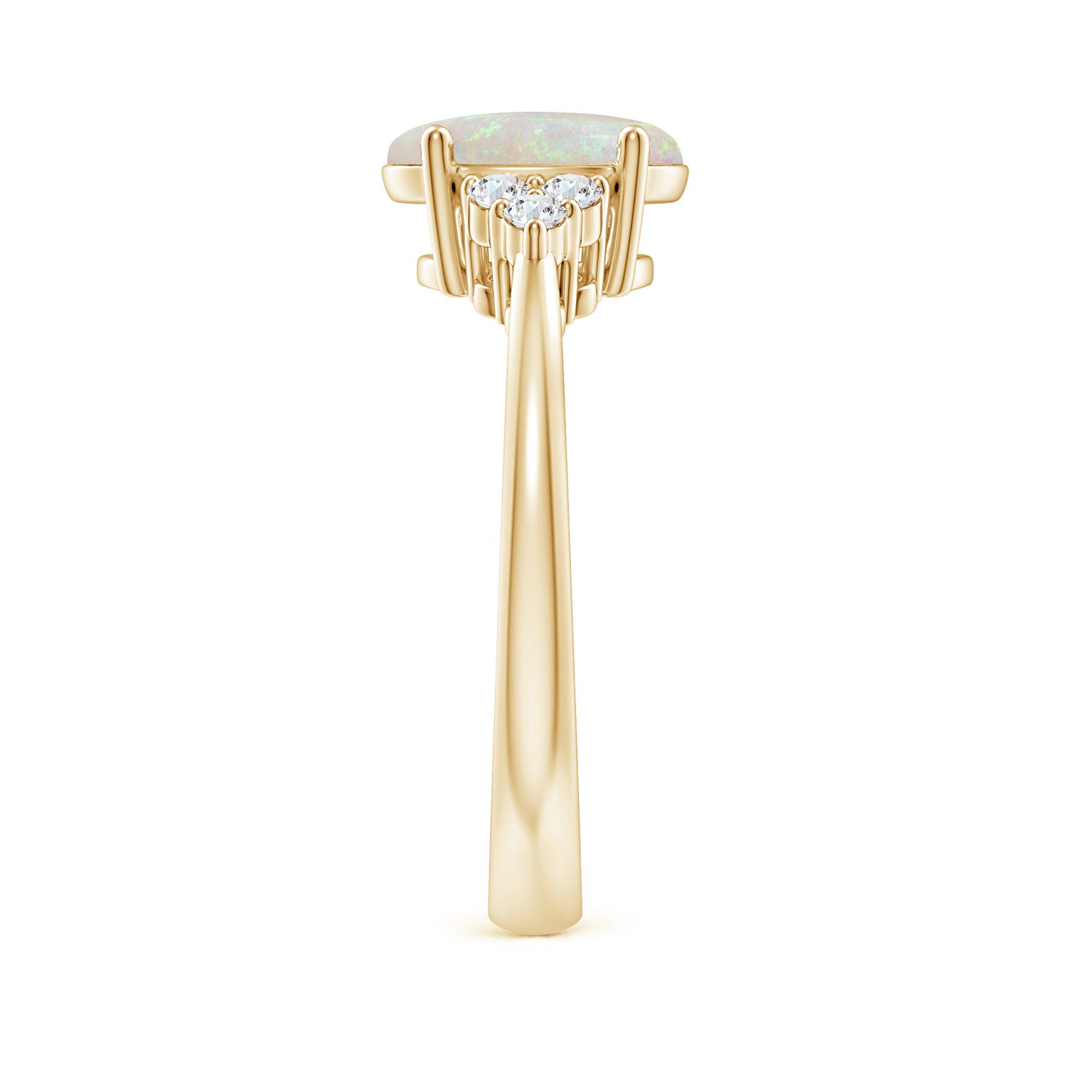 AA - Opal / 1.23 CT / 14 KT Yellow Gold