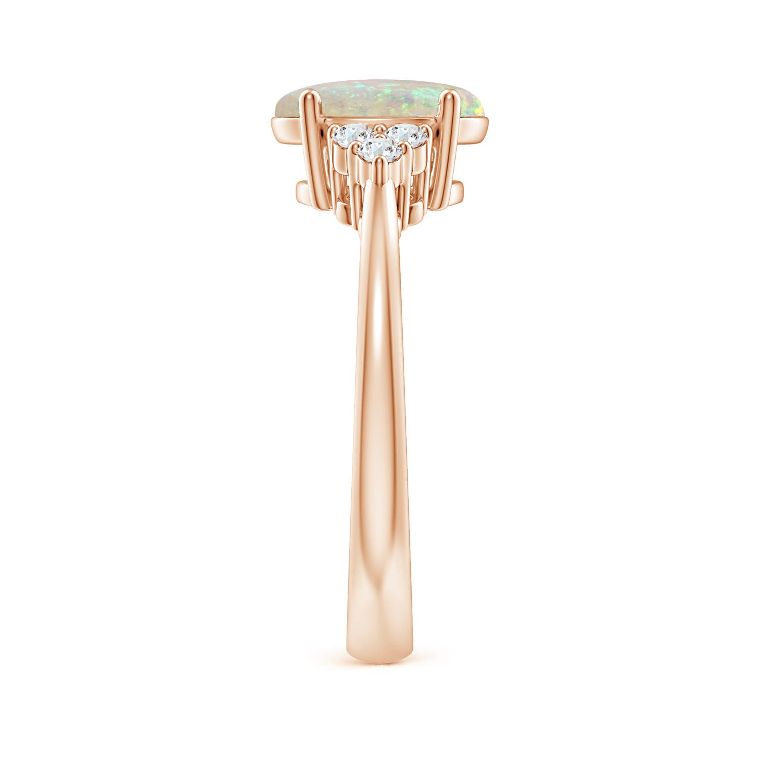 AAA - Opal / 1.23 CT / 14 KT Rose Gold