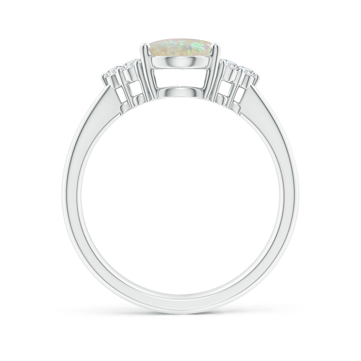 AAA - Opal / 1.23 CT / 14 KT White Gold