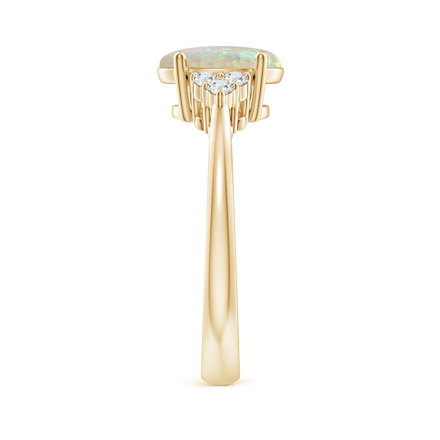 AAA - Opal / 1.23 CT / 14 KT Yellow Gold