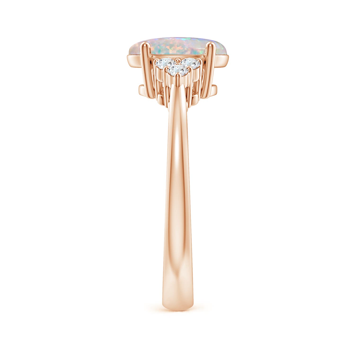 AAAA - Opal / 1.23 CT / 14 KT Rose Gold