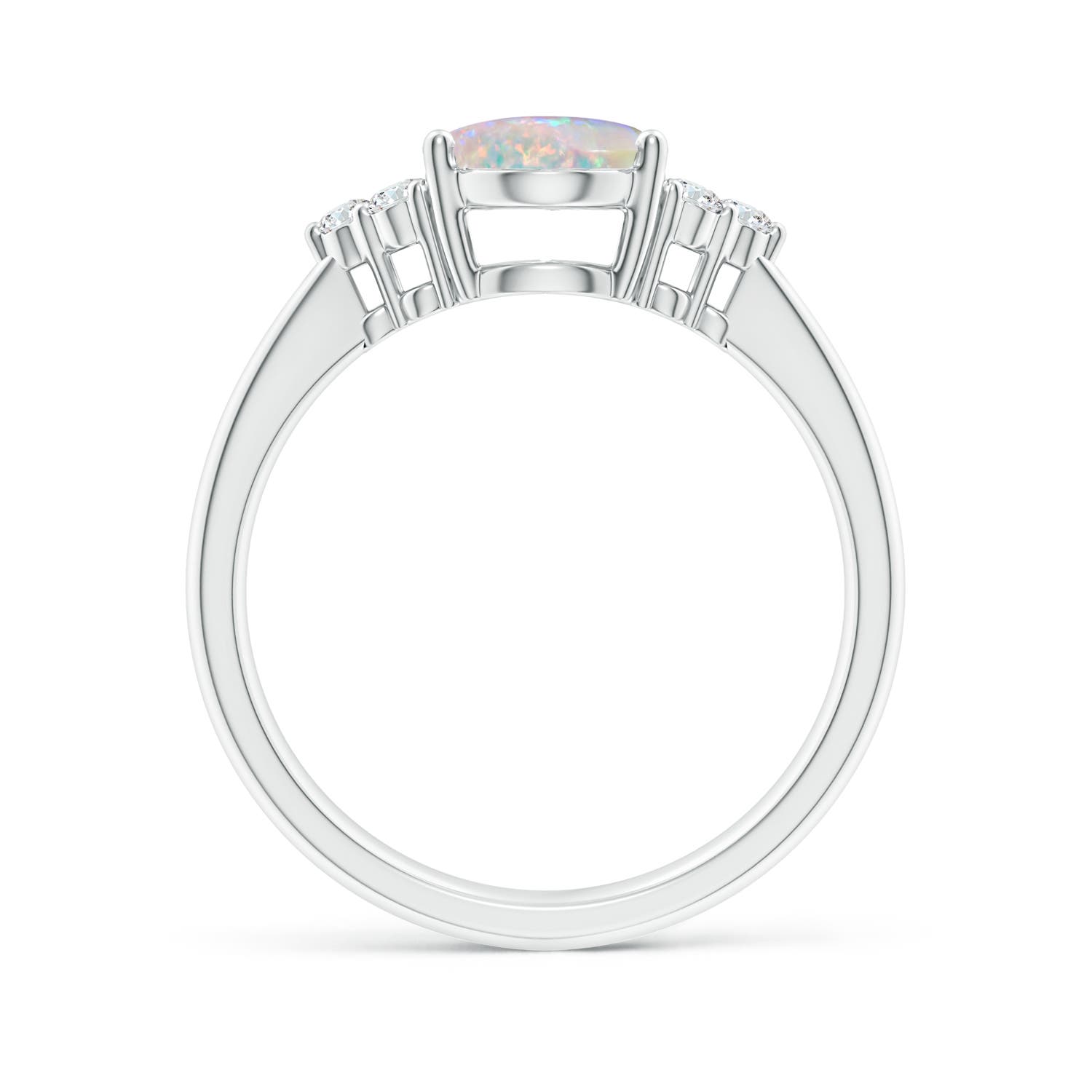 AAAA - Opal / 1.23 CT / 14 KT White Gold