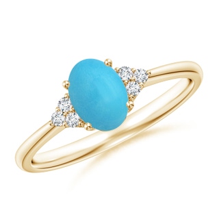 Oval AA Turquoise