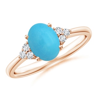 Oval AA Turquoise