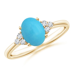 Oval AA Turquoise
