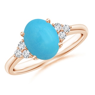 Oval AA Turquoise