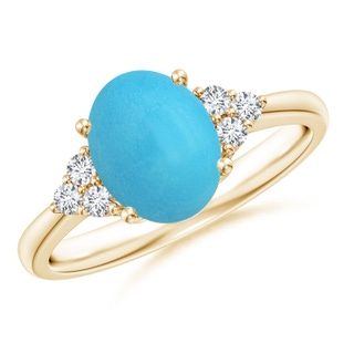 Oval AA Turquoise