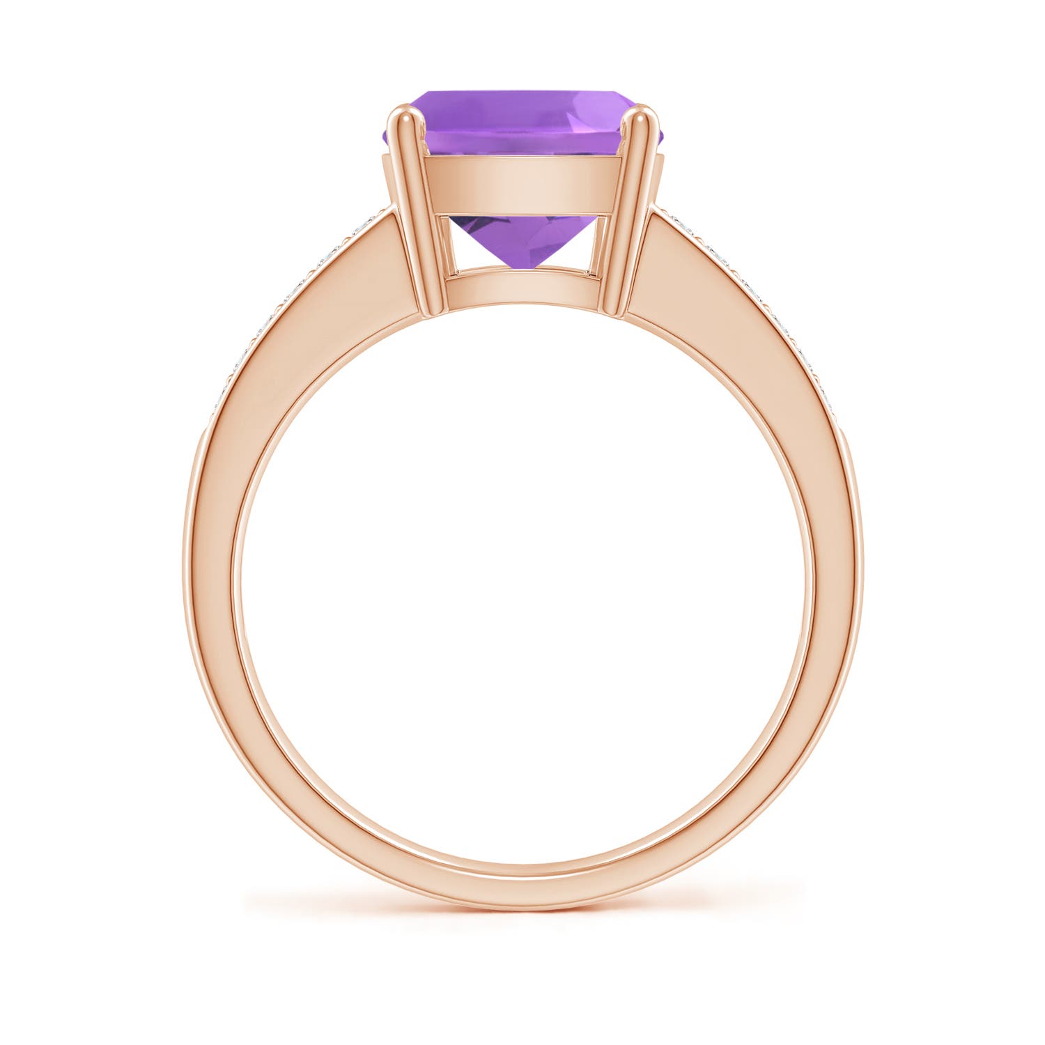 AA - Amethyst / 2.87 CT / 14 KT Rose Gold