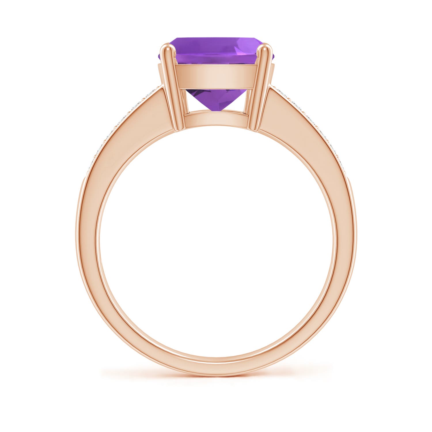 AAA - Amethyst / 2.87 CT / 14 KT Rose Gold