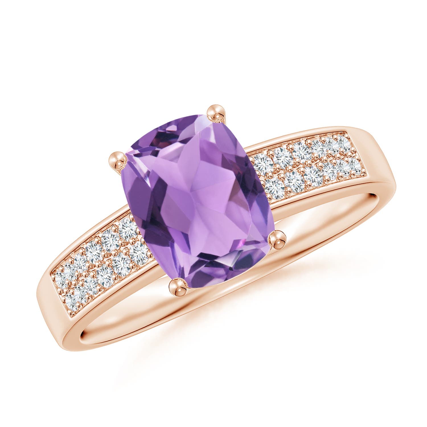 A - Amethyst / 1.37 CT / 14 KT Rose Gold