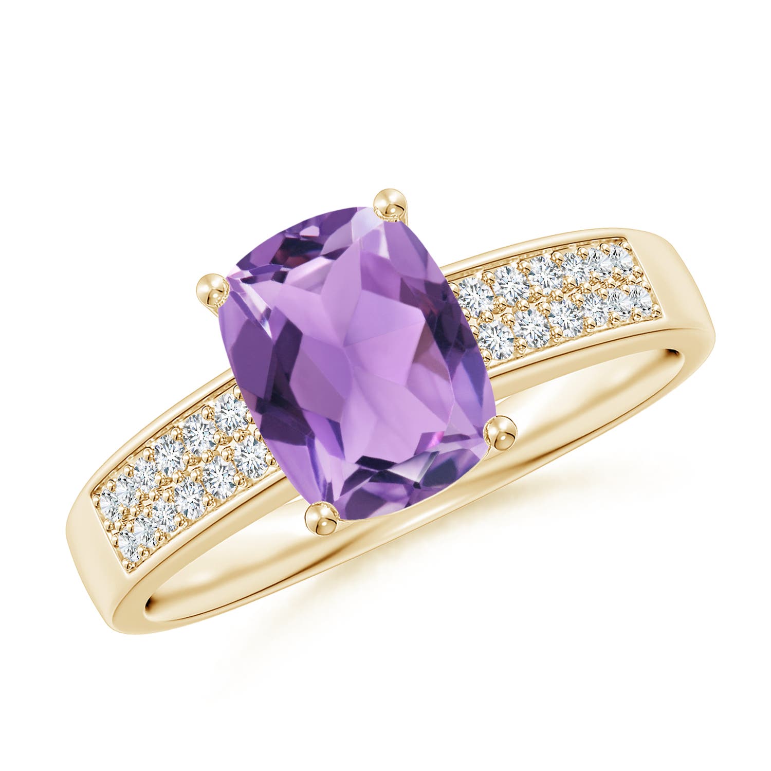 A - Amethyst / 1.37 CT / 14 KT Yellow Gold