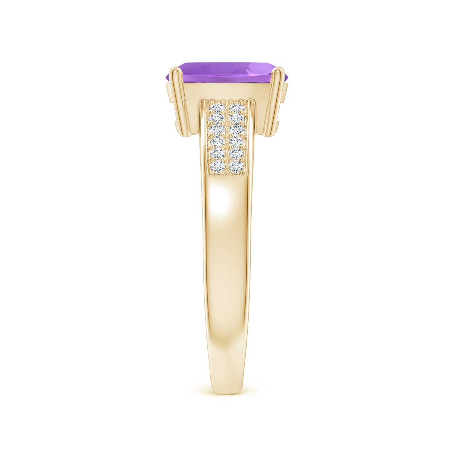 AA - Amethyst / 1.37 CT / 14 KT Yellow Gold