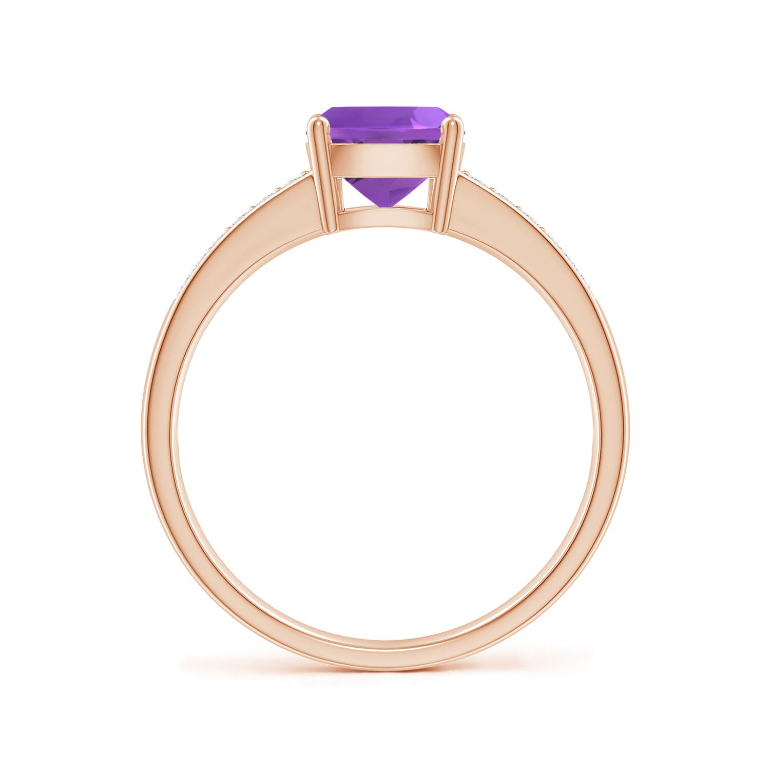 AAA - Amethyst / 1.37 CT / 14 KT Rose Gold