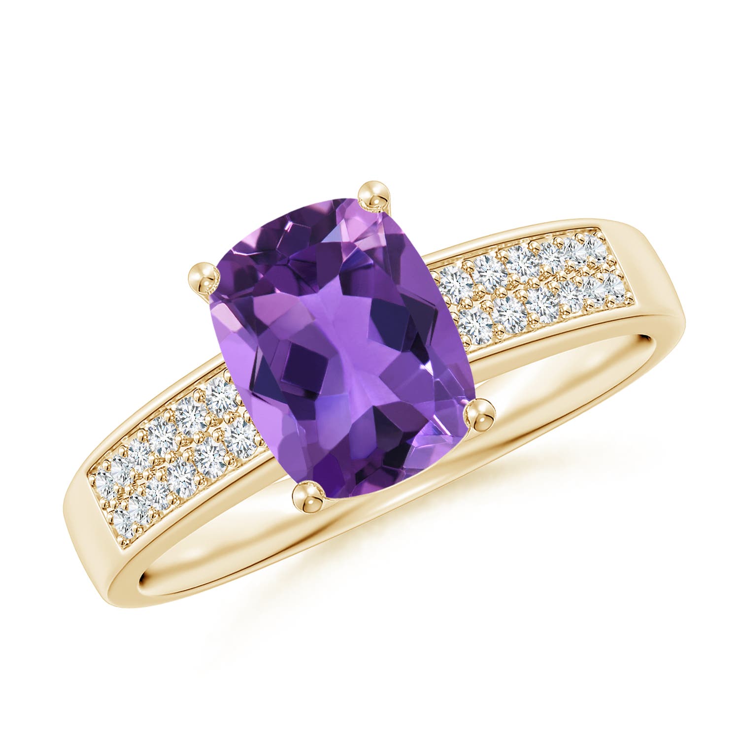 AAA - Amethyst / 1.37 CT / 14 KT Yellow Gold