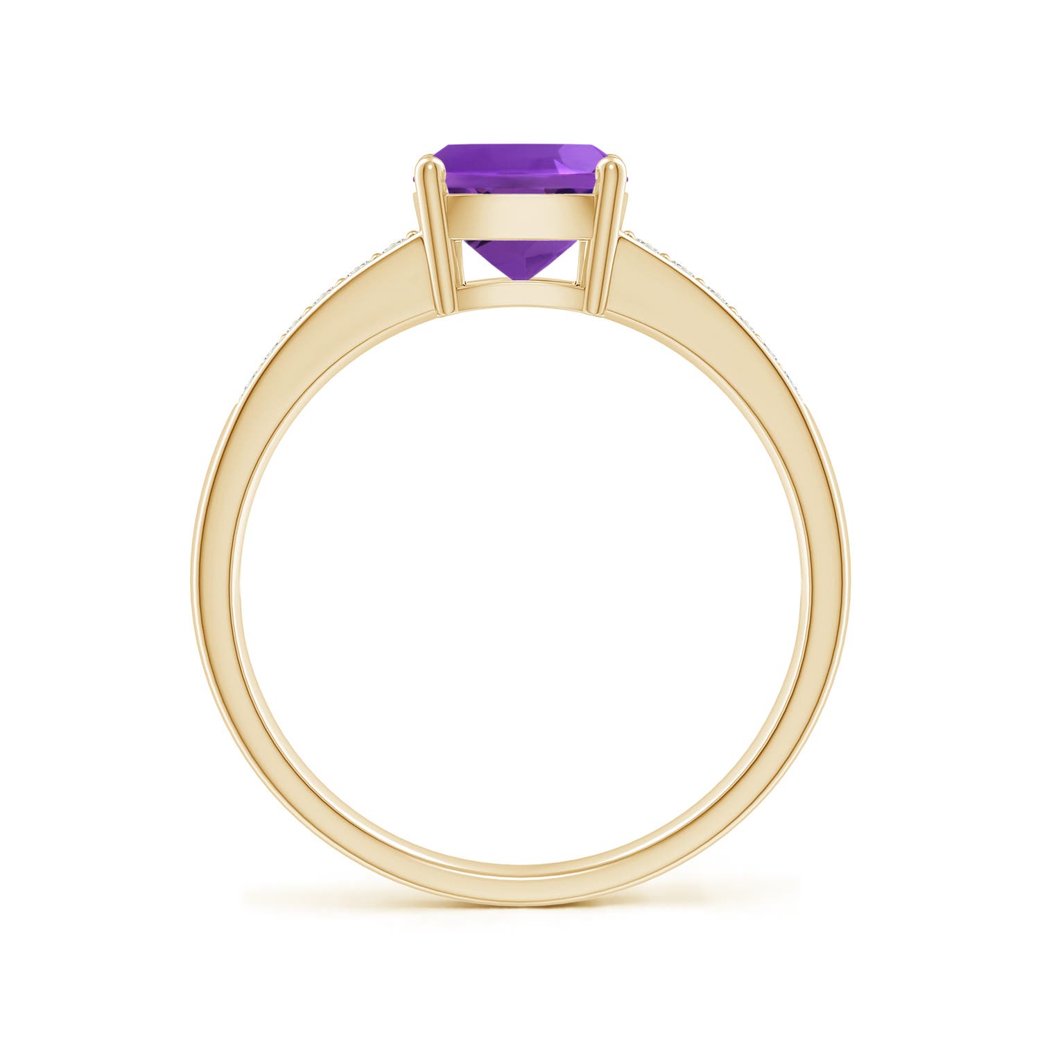 AAAA - Amethyst / 1.37 CT / 14 KT Yellow Gold