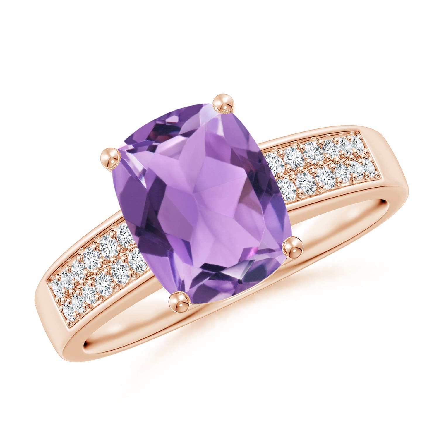 A - Amethyst / 2.17 CT / 14 KT Rose Gold