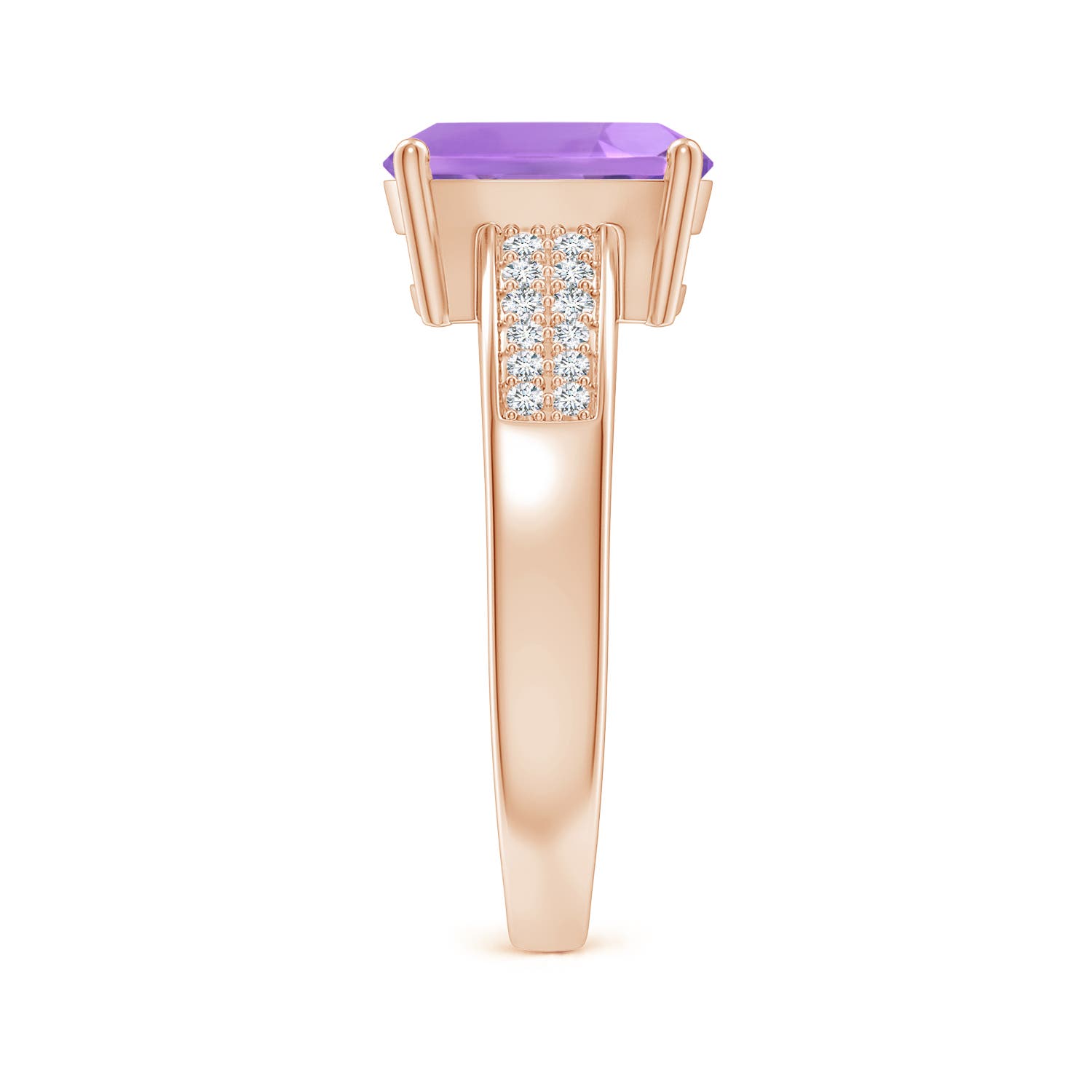 A - Amethyst / 2.17 CT / 14 KT Rose Gold