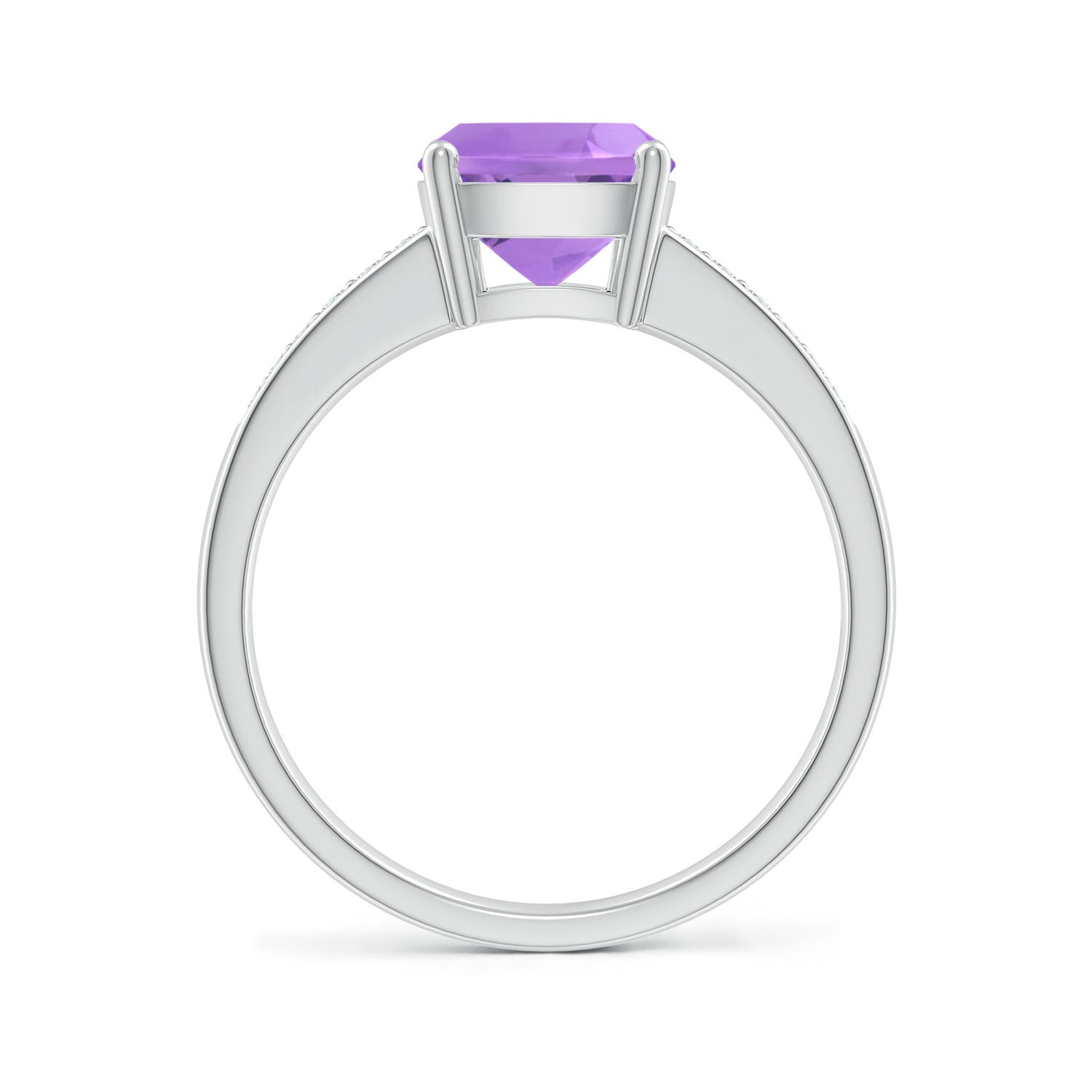 A - Amethyst / 2.17 CT / 14 KT White Gold