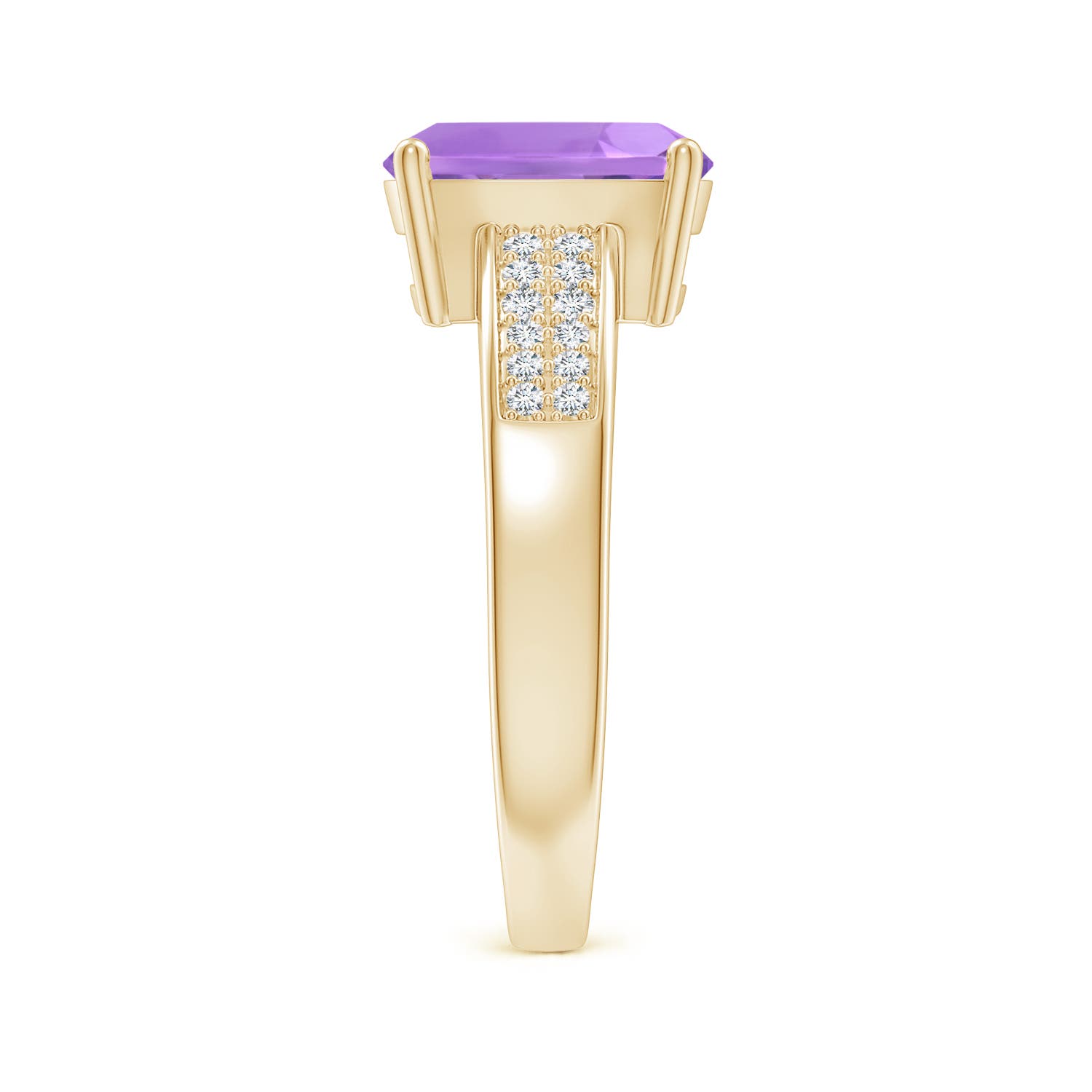 A - Amethyst / 2.17 CT / 14 KT Yellow Gold