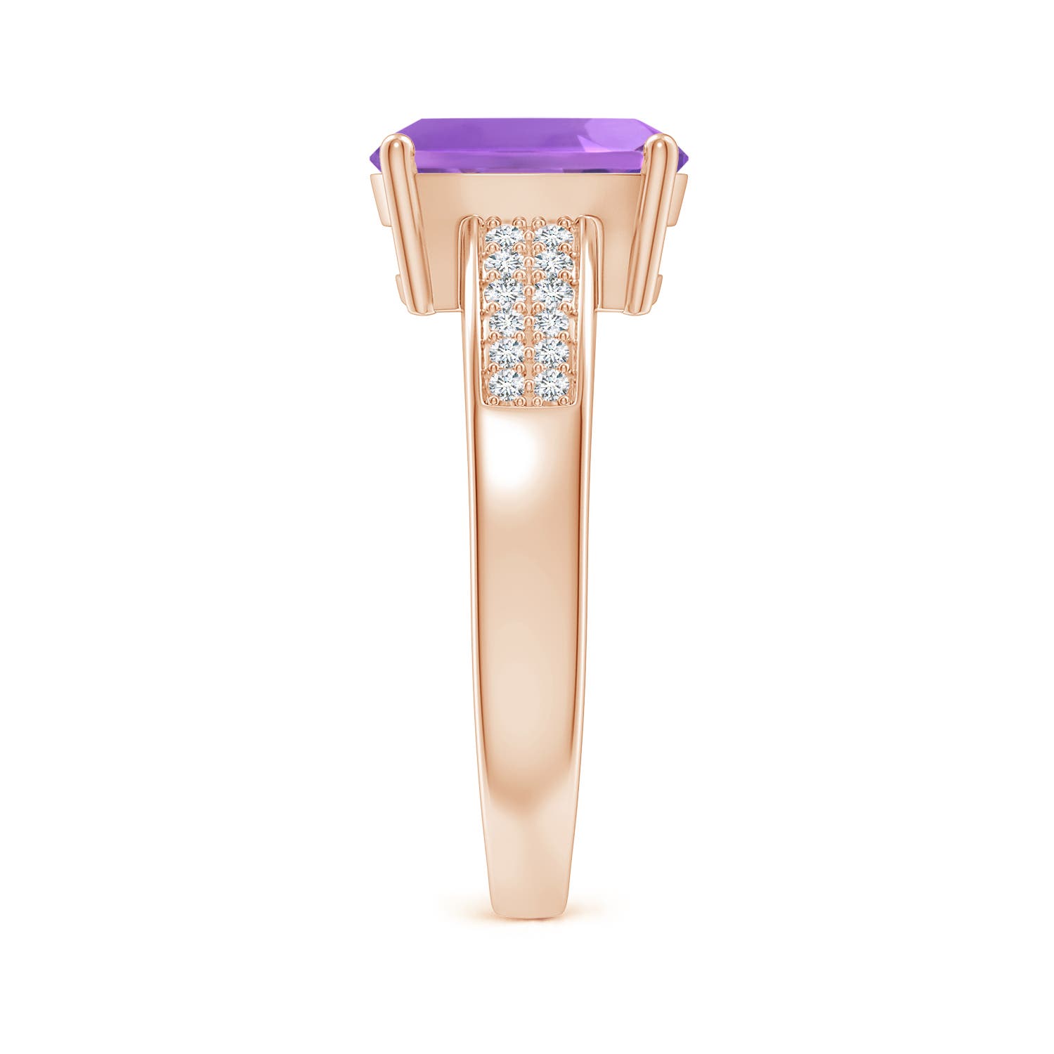 AA - Amethyst / 2.17 CT / 14 KT Rose Gold