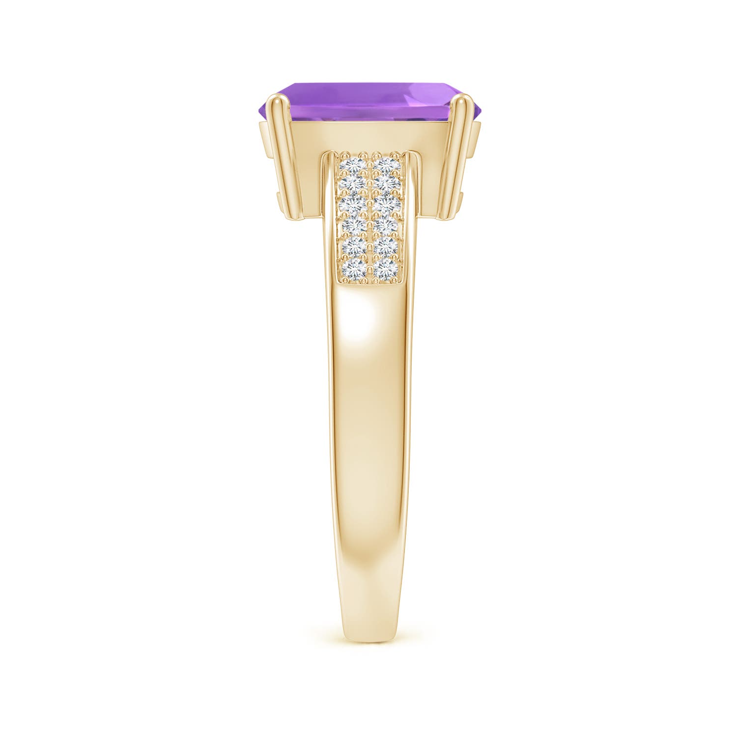 AA - Amethyst / 2.17 CT / 14 KT Yellow Gold