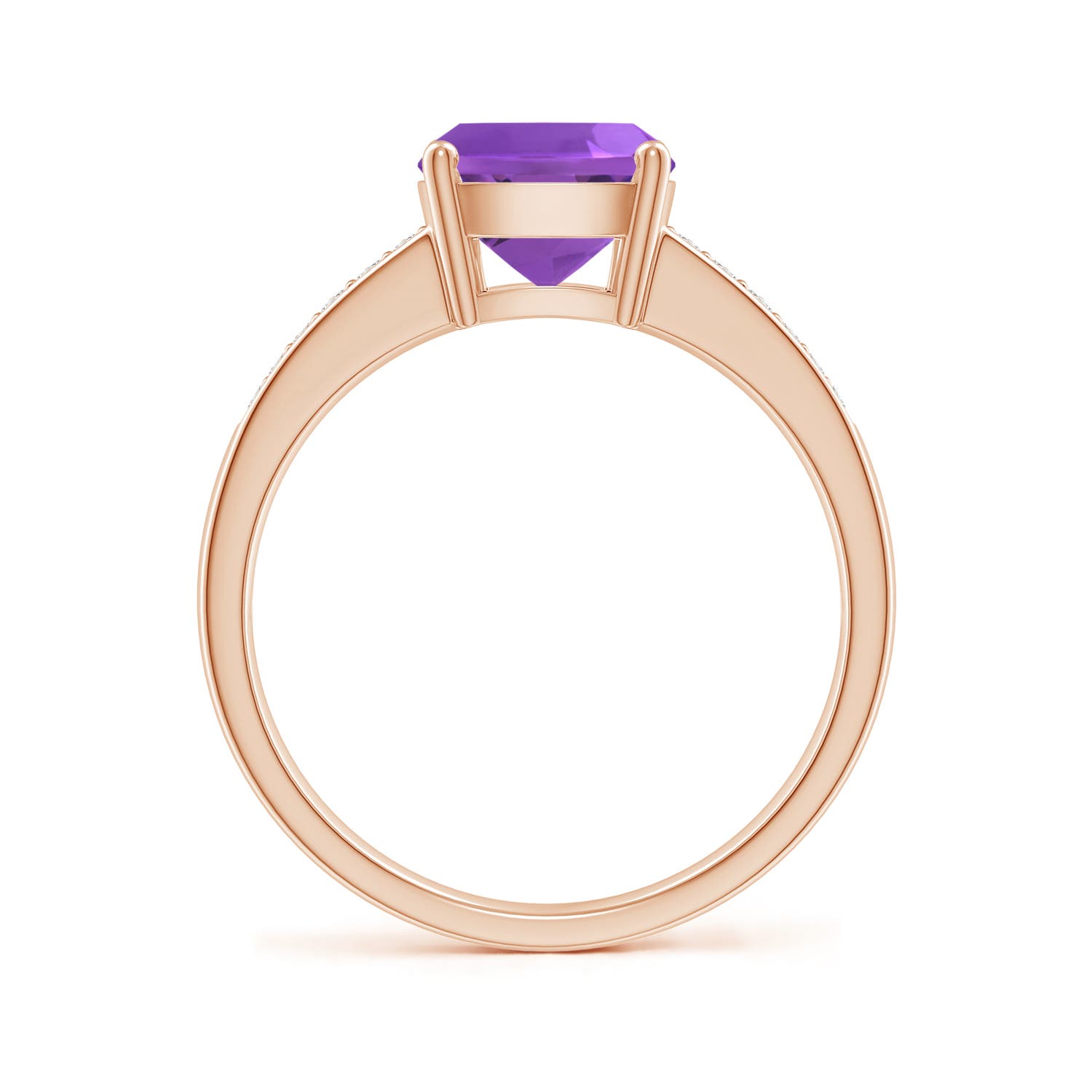 AAA - Amethyst / 2.17 CT / 14 KT Rose Gold