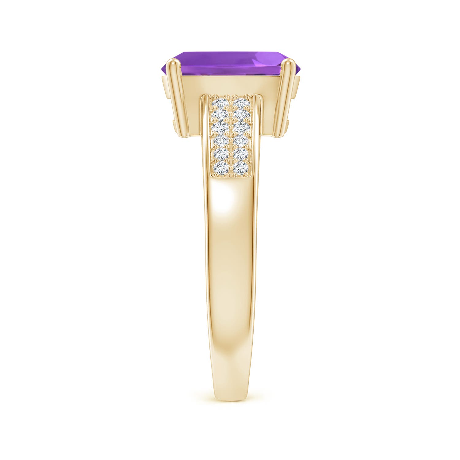 AAA - Amethyst / 2.17 CT / 14 KT Yellow Gold