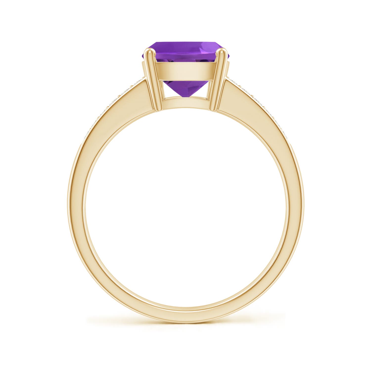 AAAA - Amethyst / 2.17 CT / 14 KT Yellow Gold