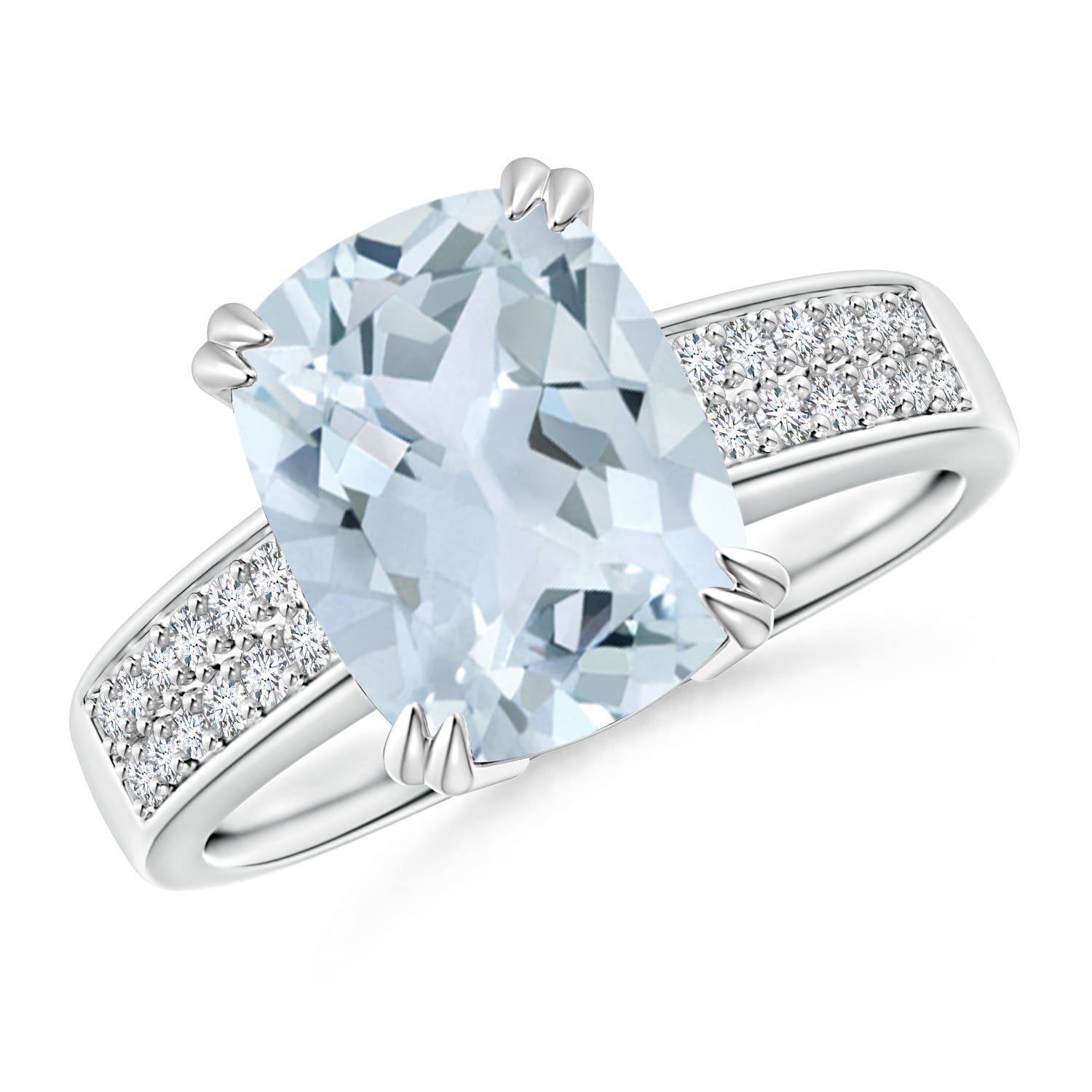 A - Aquamarine / 2.61 CT / 14 KT White Gold