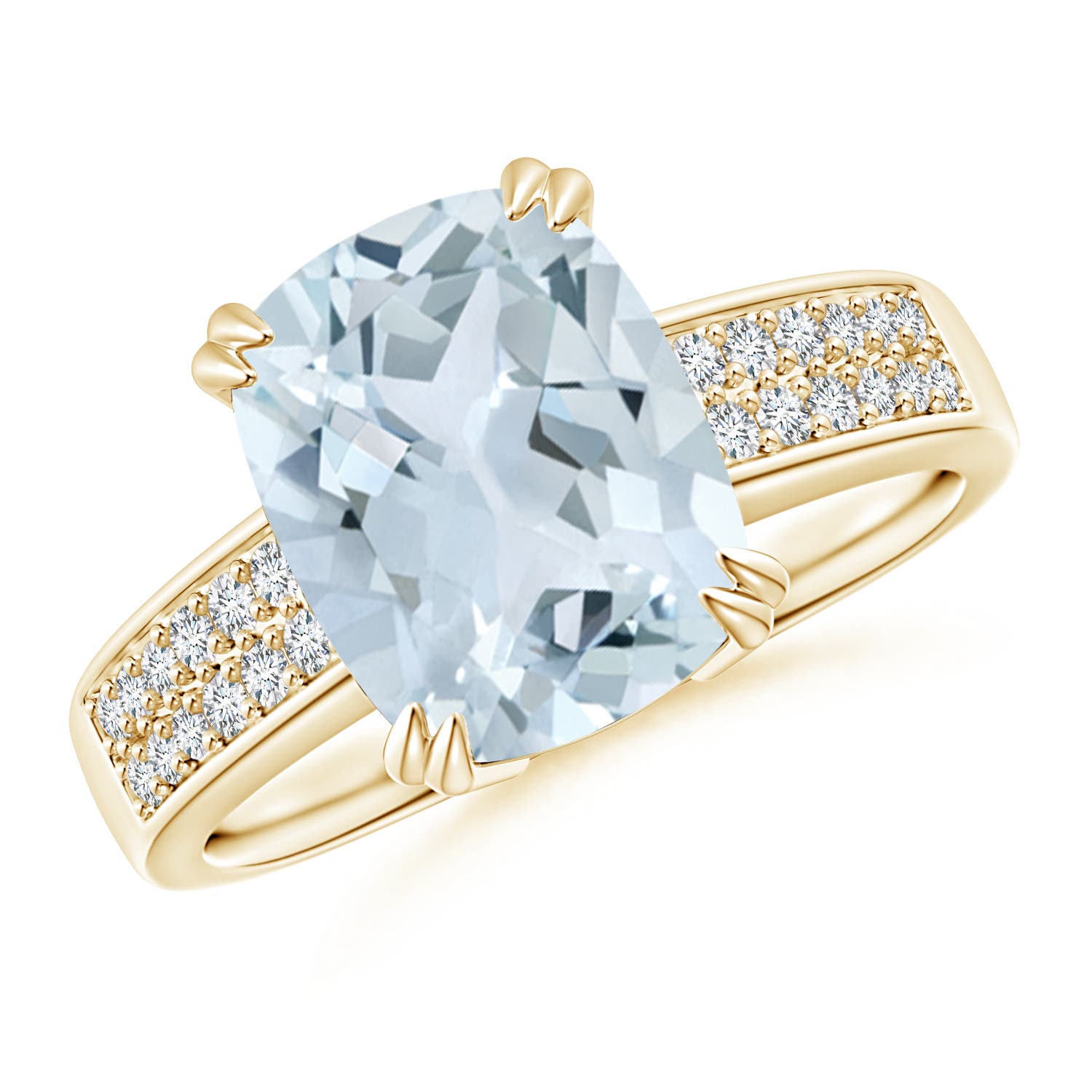 A - Aquamarine / 2.61 CT / 14 KT Yellow Gold