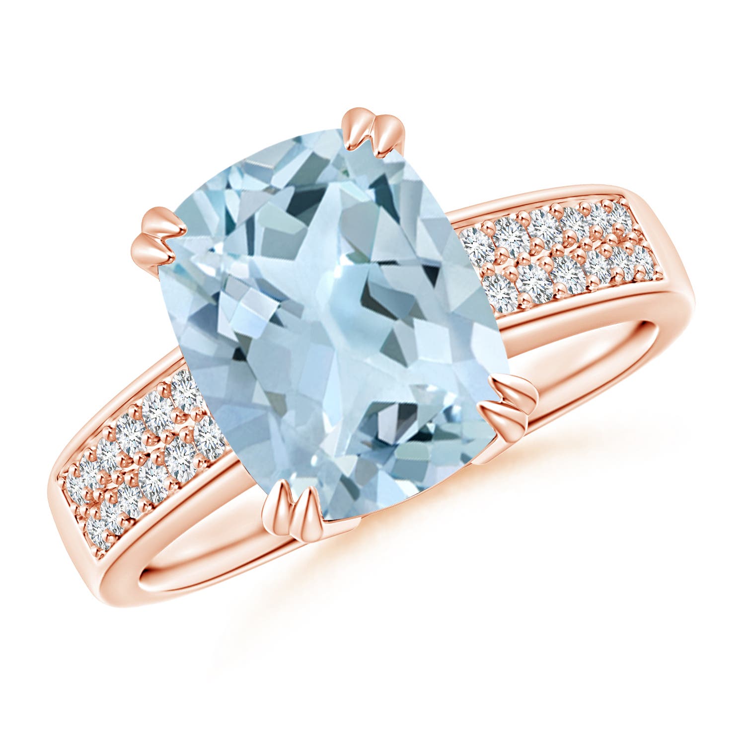 AA - Aquamarine / 2.61 CT / 14 KT Rose Gold